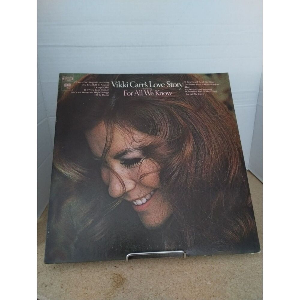 VIKKI CARR Love Story: For All We Know C-30662 Vinyl LP